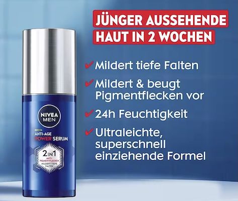 NIVEA MEN Anti Age Power Set ab 23,99€ (statt 36€)