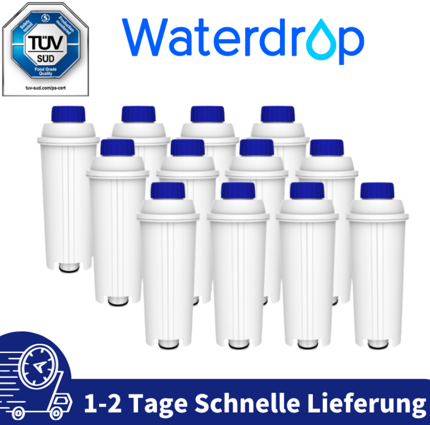 12er Waterdrop Ersatzwasserfilter DeLonghi DLS für 34,99€ (statt 40€)