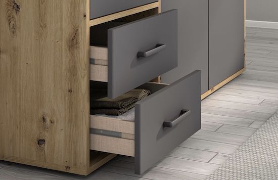 Rauch Voyager Kleiderschrank 140x194cm mit Schubladen für 183,98€ (statt 244€)