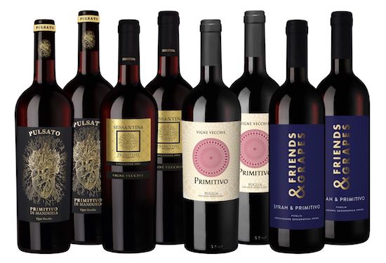 🍷 8 Flaschen Probierpaket Best of Primitivo für 56,80€ (statt 97€)