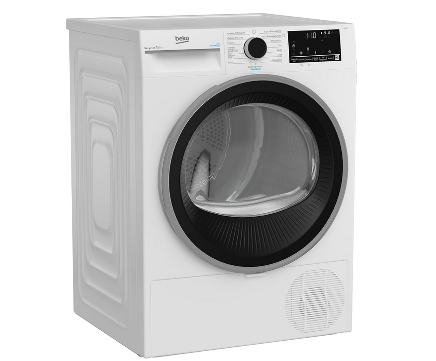 Beko B3T3249S Wärmepumpentrockner Steam 9kg für 471€ (statt 699€)