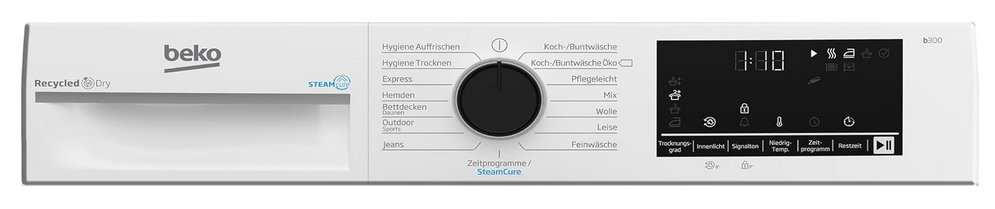 Beko B3T3249S Wärmepumpentrockner Steam 9kg für 471€ (statt 714€)