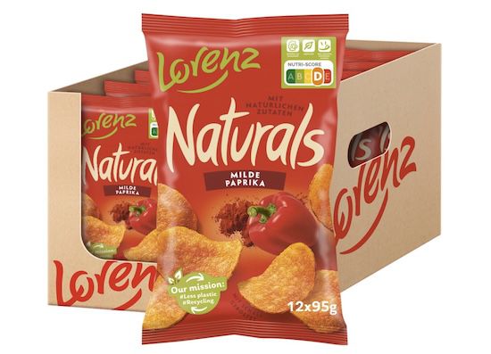 🫑 12x Lorenz Snack World Naturals Milde Paprika ab 12,68€ (statt 15€)