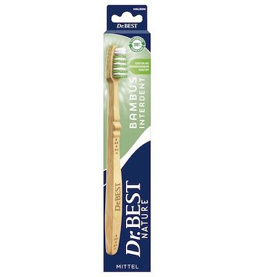 Dr.BEST Nature Bambus Interdent Zahnbürste, Mittel ab 1,27€ (statt 2,49€)