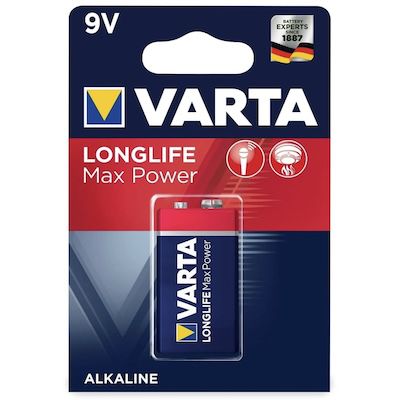 🔋 Varta Longlife Max Power 9V Batterie ab 2,65€ (statt 4€)