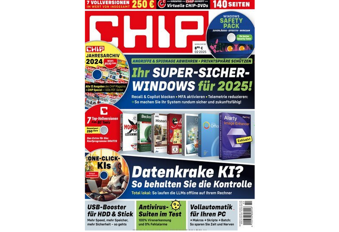 Chip Plus im Jahres Abo mit 12 Ausgaben für nur 34,90€ (statt 107€)