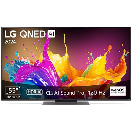 📺 LG 55QNED86T6A 55″ QNED Smart TV mit 120Hz für 696,64€ (statt 777€)