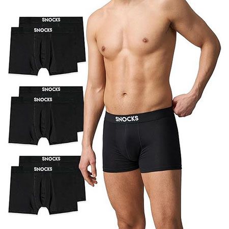 6er Pack Snocks Boxershorts aus Bio Baumwolle für 39,94€ (statt 47€)