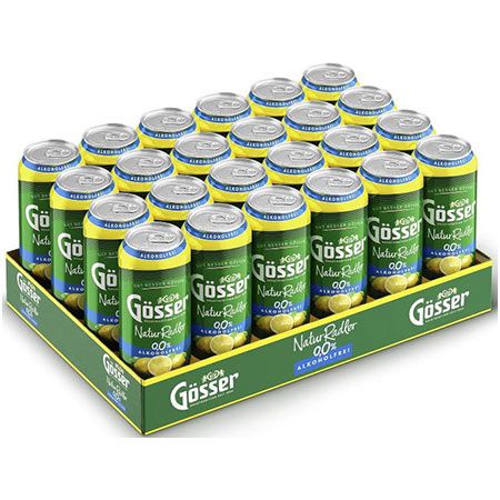 24er Pack Gösser Natur Radler Alkoholfrei, 0,5L Dose ab 18€ (statt 24€)