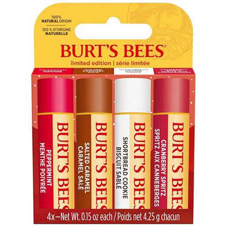 👄 4er Pack Burt’s Bees Lippenbalsam Geschenkset mit 4 Sorten ab 7,48€ (statt 16€)