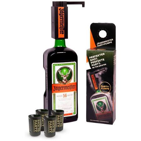 🌿 1,75L Jägermeister Geschenkset mit Partypumpe & Shotgläser für 39,99€ (statt 45€)