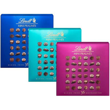 🍬 8er Pack Lindt Schokolade Mini Pralinés (36 Stk.), je 180g ab 59,97€ (statt 86€)