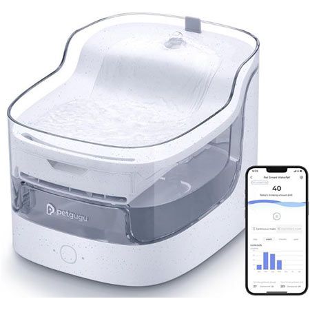 Petgugu PF1 Katzenbrunnen mit App & Bewegungssensor, 2L für 49,99€ (statt 124€)