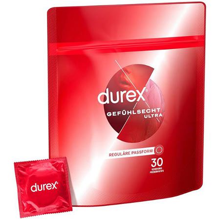 30er Pack Durex Gefühlsecht Ultra Kondome ab 15,30€ (statt 30€)