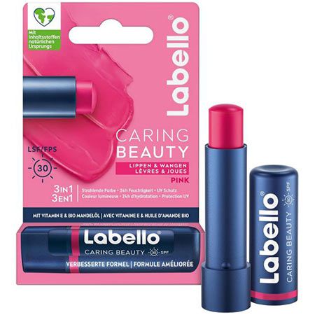 👄 Labello Caring Beauty Pink Lippenpflegestift in Pink ab 1,59€ (statt 3,45€)