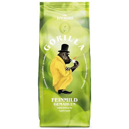 ☕ Gorilla Feinmild gemahlener Kaffee, Röstgrad: hell, 500g für 7,29€ (statt 14€)