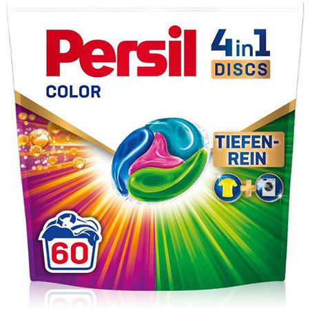 🧼 60er Pack Persil Color 4in1 Discs Waschmittel für 12€ (statt 23€)