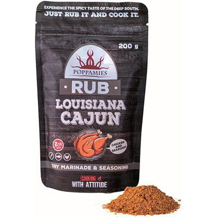 Poppamies Louisiana Cajun BBQ Rub, 200g ab 6,79€ (statt 9€)