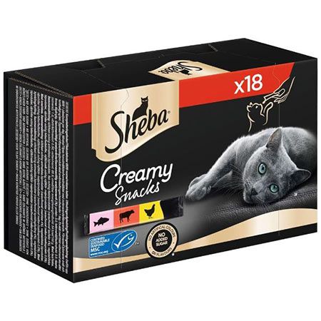 18er Pack Sheba Creamy Snack Leckerbissen ab 5,04€ (statt 8€)