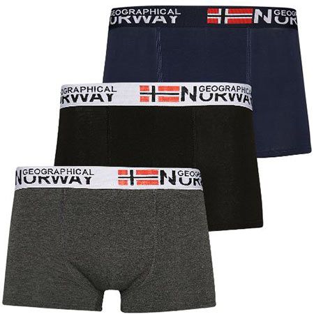 🩲 3er Pack Geographical Norway Boxershorts für 14,94€ (statt 20€)