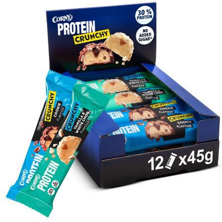 🍫 12er Corny Protein Riegel Crunchy Mix Pack ab 13,99€ (statt 23€)