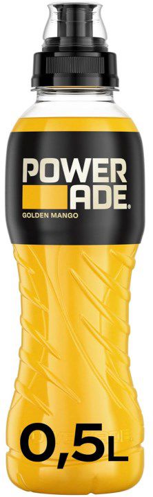 🥭 12x Powerade Sports Golden Mango kalorienarm 0,5L für 10,79€ (statt 18€)