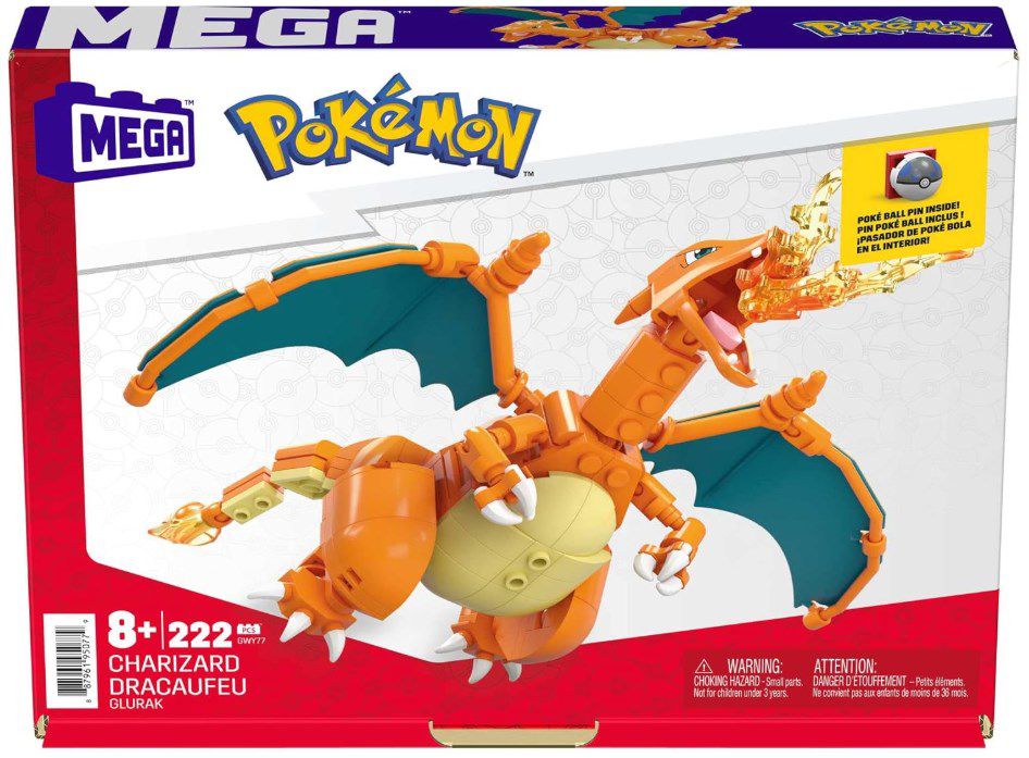 Mega Pokémon Glurak 223 Bausteine für 11,99€ (statt 16€)