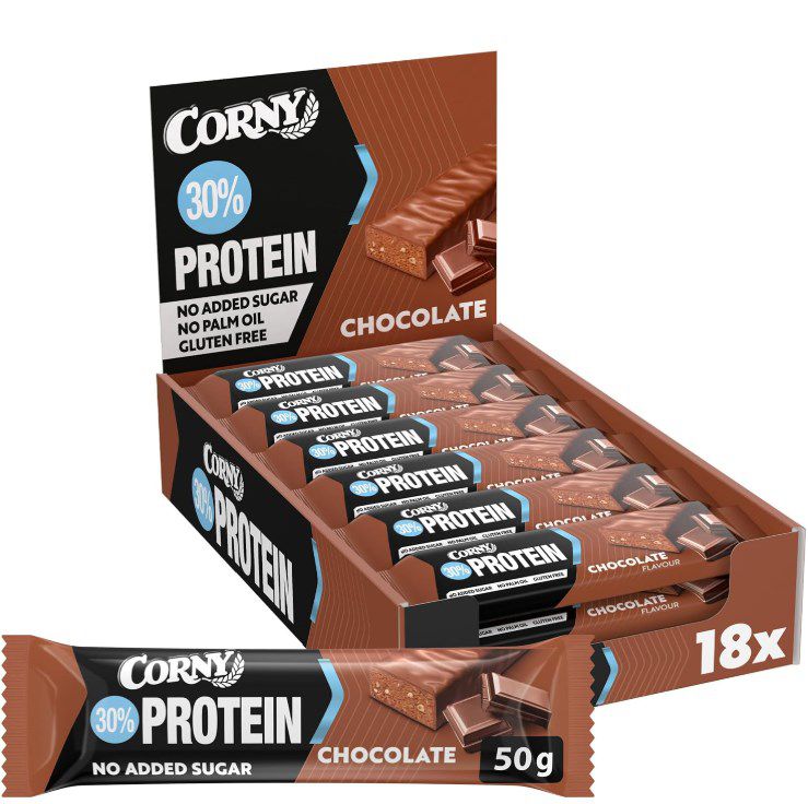 18x Corny Protein Fitness & Sport Riegel vers. Sorten 50g ab 15,74€ (statt 25€)