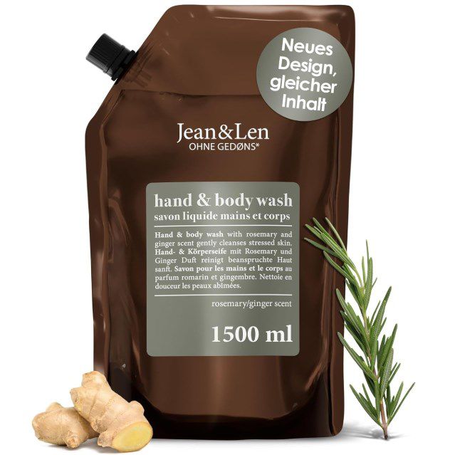 Jean & Len Hand & Body Wash Rosmarin und Ingwer ab 13,49€ (statt 18€)