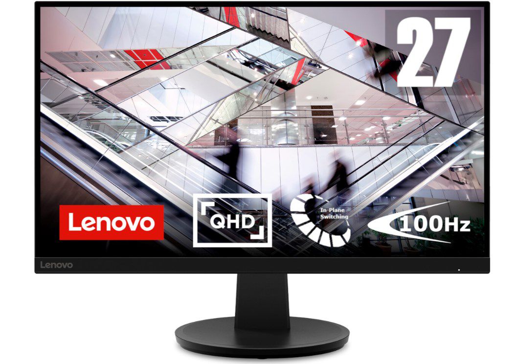 Lenovo N27q 27 QHD Monitor 100Hz 4ms für 130,99€ (statt 144€)