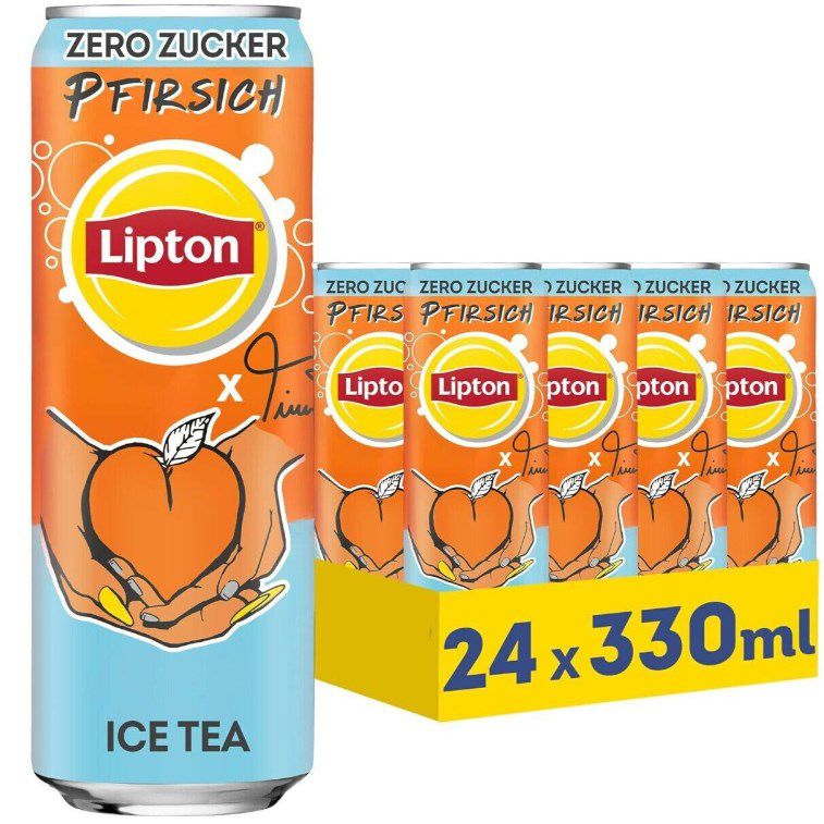 24x Lipton Ice Tea Zero Peach 0,33l Dosen für 15,79€ (statt 21€)