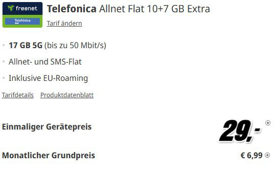 Honor 200 Lite für 29€ + o2 17GB 5G/Flat für 6,99€ mtl.