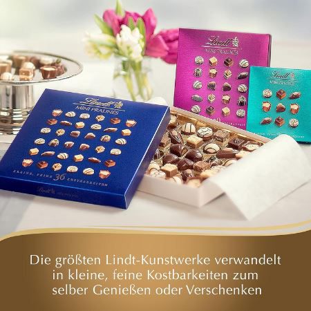 🍬 8er Pack Lindt Schokolade Mini Pralinés (36 Stk.), je 180g ab 59,97€ (statt 86€)