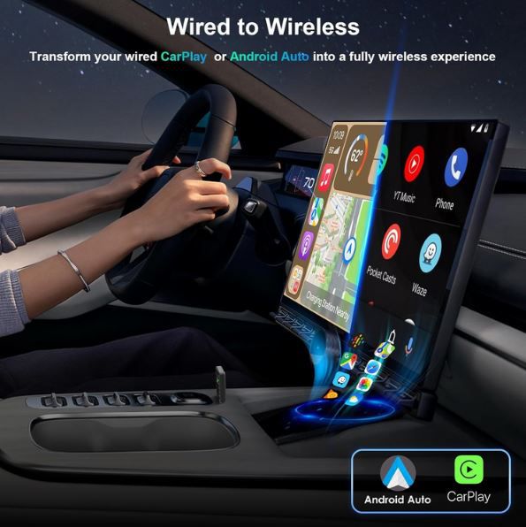 Pwaytek Wireless Android Auto & Carplay Adapter ab 2015 für 24,99€ (statt 50€)