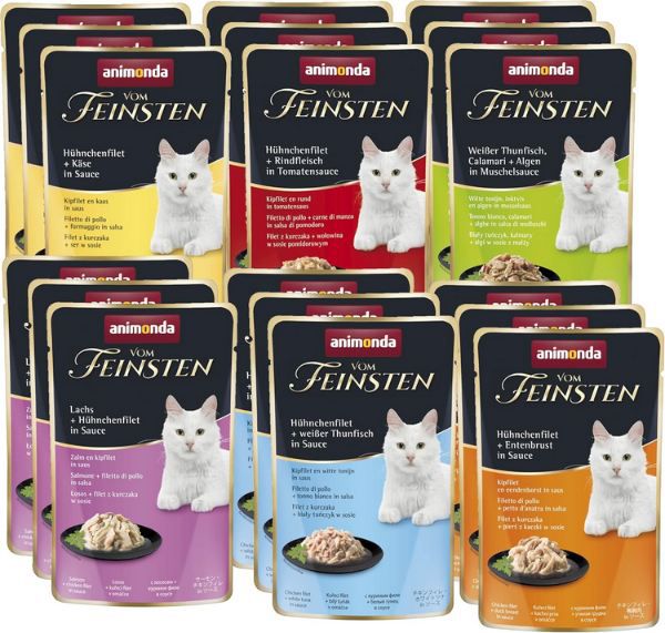 18er Pack Animonda vom Feinsten Katzenfutter Kreationen Mix für 13,59€ (statt 18€)