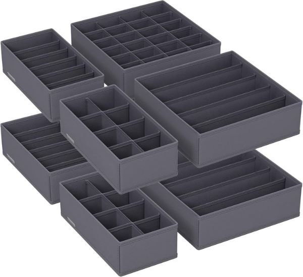 8er Set Songmics Unterwäsche Organizer für 20,39€ (statt 25€)