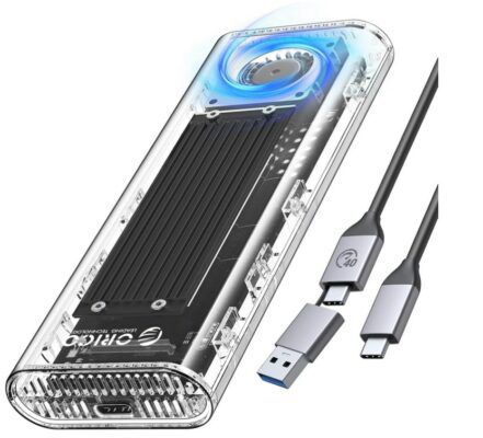 ORICO M.2 SSD Gehäuse 40 Gbit/s mit Lüfter für 59,99€ (statt 90€)