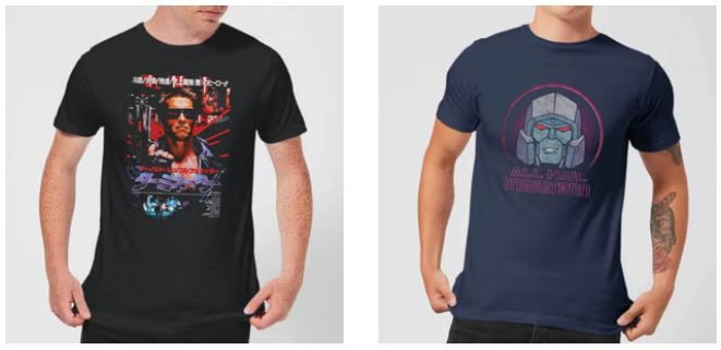 👕 Zavvi: T Shirt Blitz Sale mit Merch T Shirts für 10,99€   Terminator, Ghostbuster, etc.