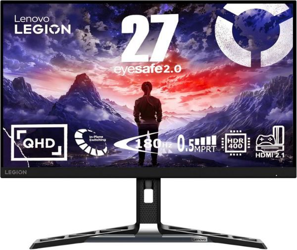 🖥️ Lenovo Legion R27qe 27 QHD Gaming Monitor, 180Hz für 183,99€ (statt 201€)