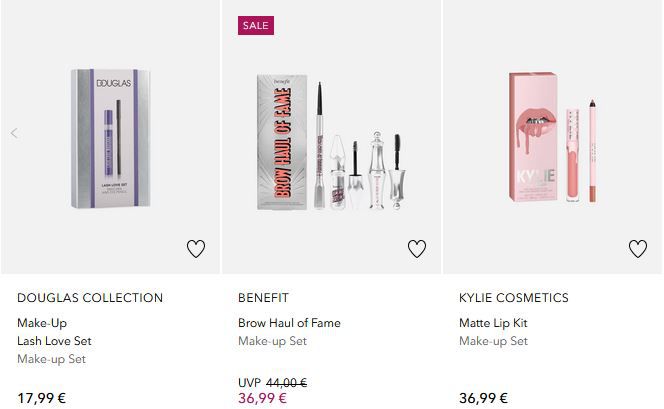 💌 Douglas: Duftsets, Make up Sets und Pflege Sets Angebote zum Valentinstag