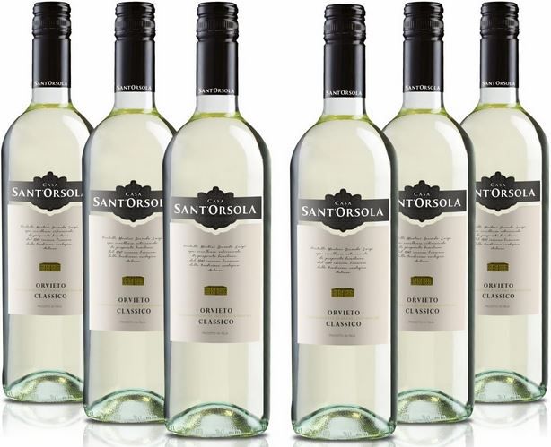 🥂 6 Flaschen Casa SantOrsola Orvieto D.O.C. Classico für 17,73€ (statt 21€)