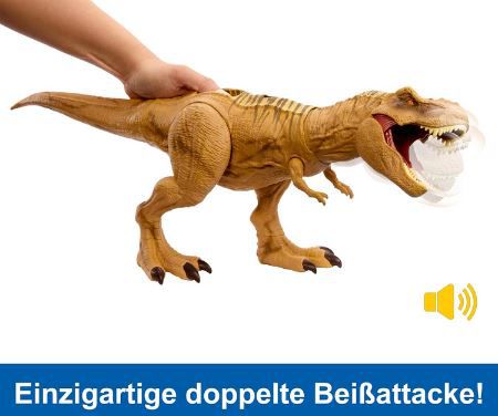 🦖 Mattel Jurassic World Jagen & Zermalmen Tyrannosaurus Rex für 19,99€ (statt 28€)