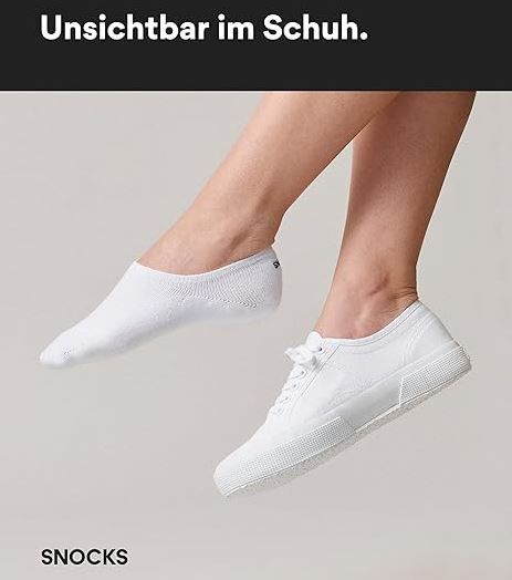 🧦 6er Pack Snocks Unisex Füßlinge in versch. Farben für je 25,49€ (statt 30€)