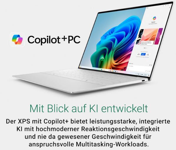 💻 Dell 9345 XPS 13 Copilot+ Laptop mit 13.4 FHD+ Display für 1.199€ (statt 1.399€)