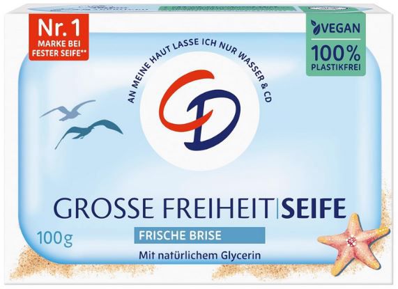 🧼 CD Milde Seife Große Freiheit Frische Brise, 100g ab 0,62€ (statt 1€)