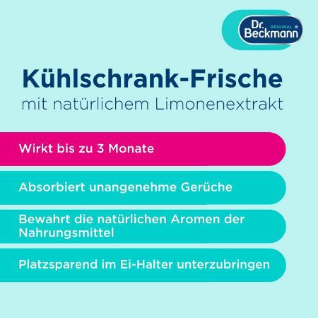 🍋 Dr. Beckmann Kühlschrank Frische, Kühlschrank Deo ab 2,35€ (statt 3€)