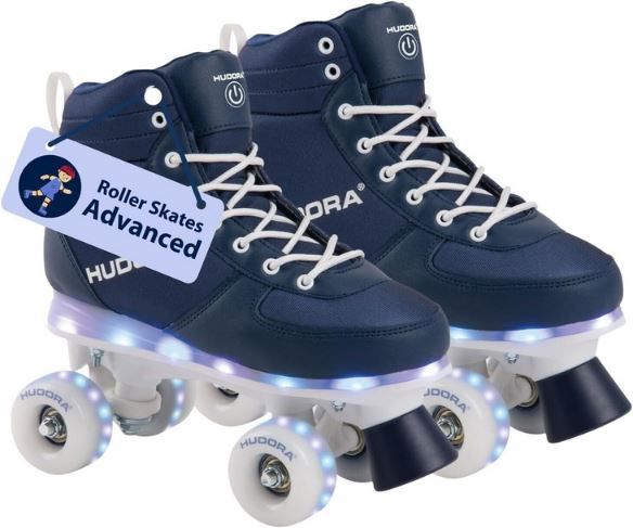 🛼 Hudora LED Roller Skates für Kinder für 29,99€ (statt 44€)   Gr.: 29   32