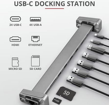 💻 Trust Dalyx 10 in 1 USB C Multi Port Dock mit Laptopständer für 26,99€ (statt 50€)