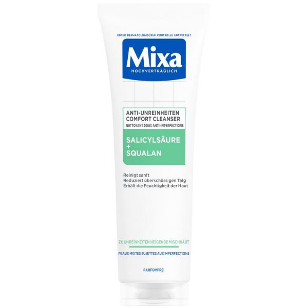 🧴 Mixa Anti Unreinheiten Comfort Cleanser, 150 ml ab 3,79€ (statt 6€)