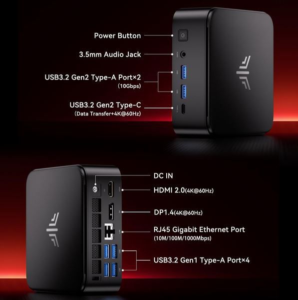 🖥️ NiPoGi E3B Mini PC mit Ryzen 5 7430U, 16GB/512GB für 279,99€ (statt 459€)